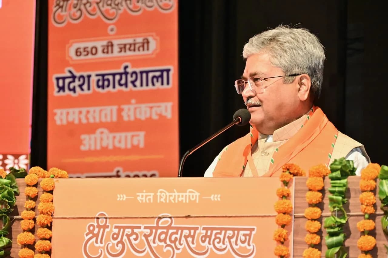गुरु रविदास के विचार सामाजिक समरसता की प्रेरणा, महापुरुषों के सम्मान में अभूतपूर्व कार्य कर रही मोदी सरकार- दुष्यंत गौतम