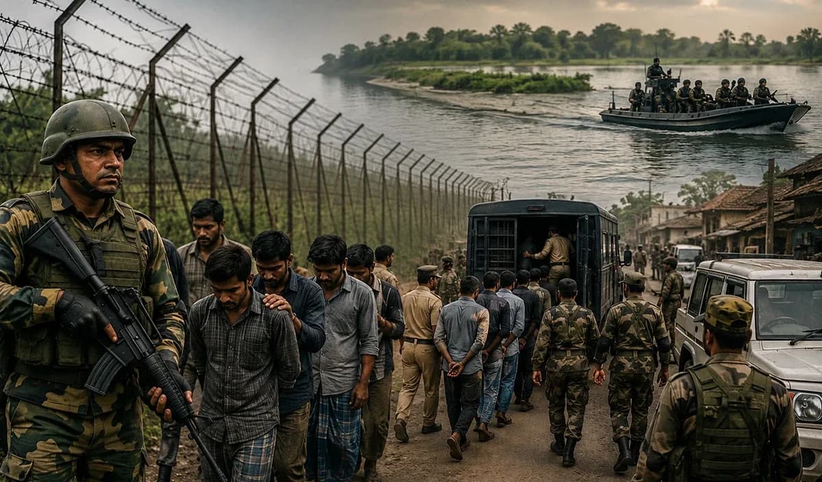 घुसपैठ के खिलाफ केंद्र और राज्य सरकारों की संयुक्त मुहिम, तमिलनाडु से 50 को बंगाल भेजा गया