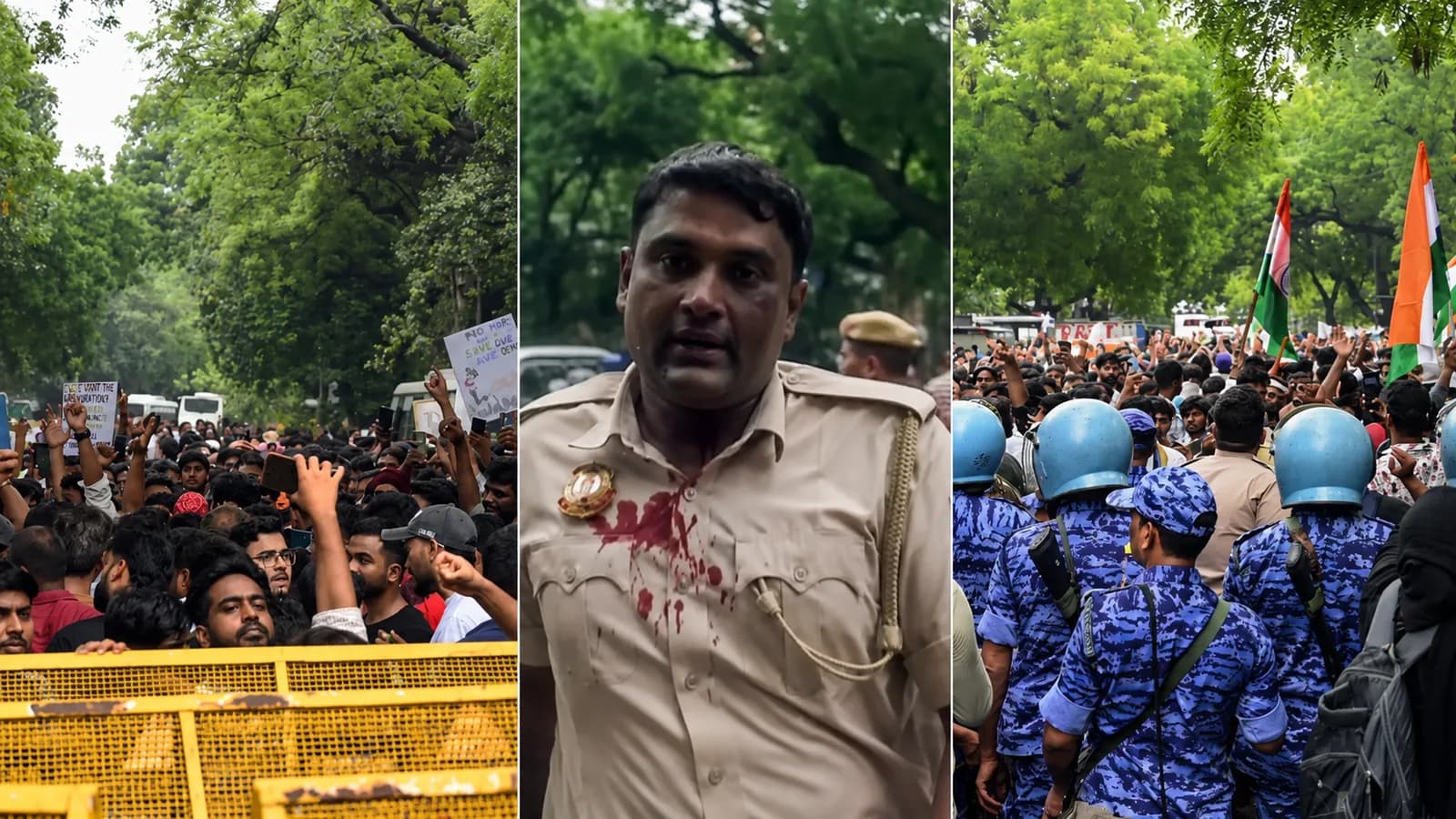 CJP Protest : प्रदर्शनकारि 'बेकाबू, आक्रामक और हिंसा' थे - दिल्ली पुलिस