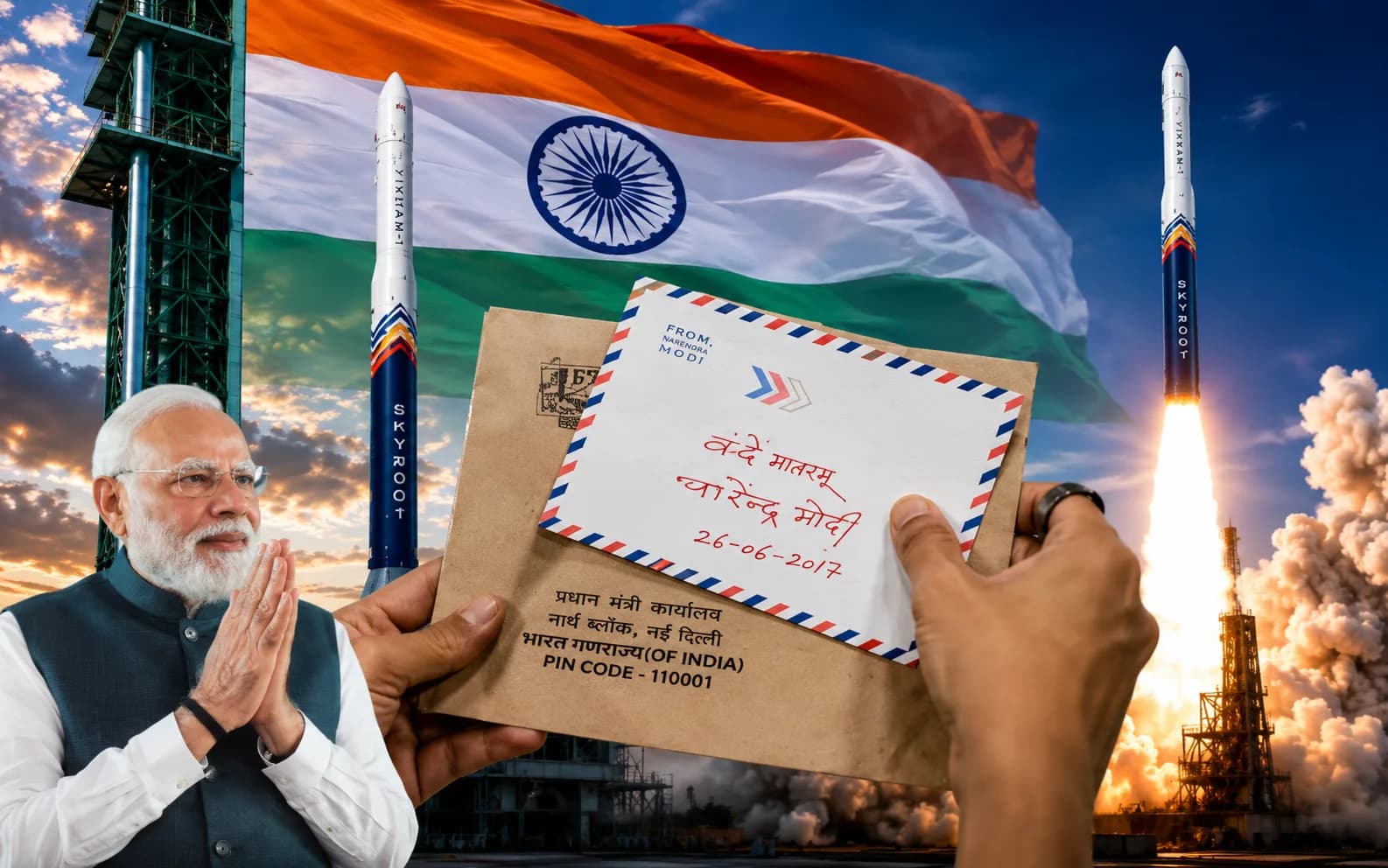 भारत ने रचा नया अंतरिक्ष इतिहास: निजी कंपनी स्काईरूट का 'विक्रम-1' पहली ही उड़ान में सफल, ऑर्बिट तक पहुंचा रॉकेट