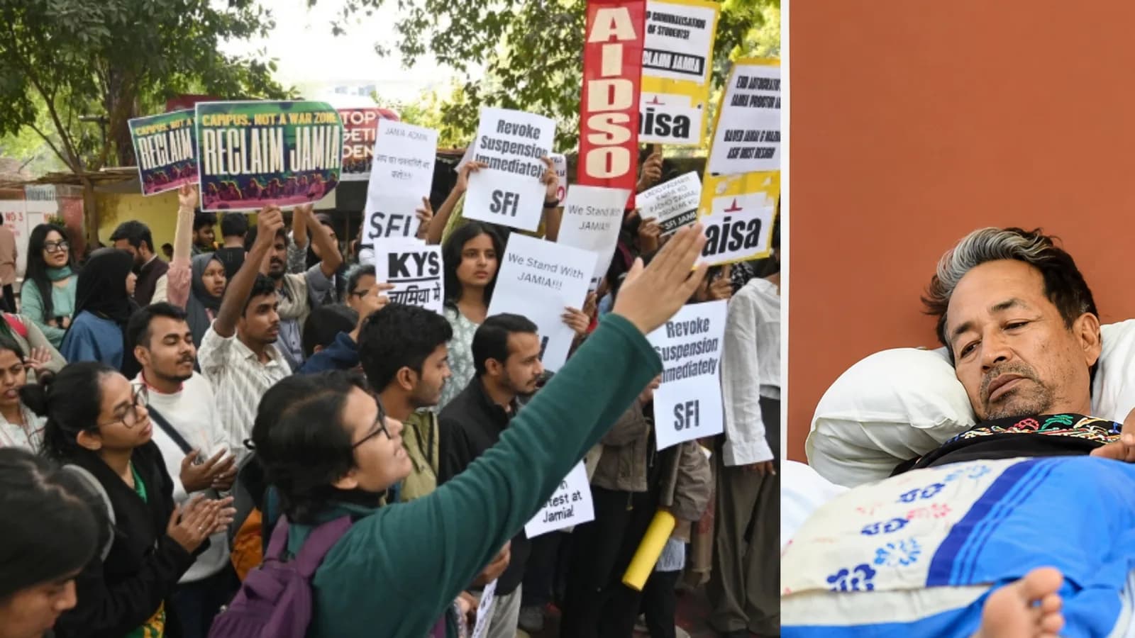 सोनम वांगचुक के समर्थन में लेफ्ट छात्र संगठनों की सक्रियता, कैंपस राजनीति में बढ़ी चर्चा