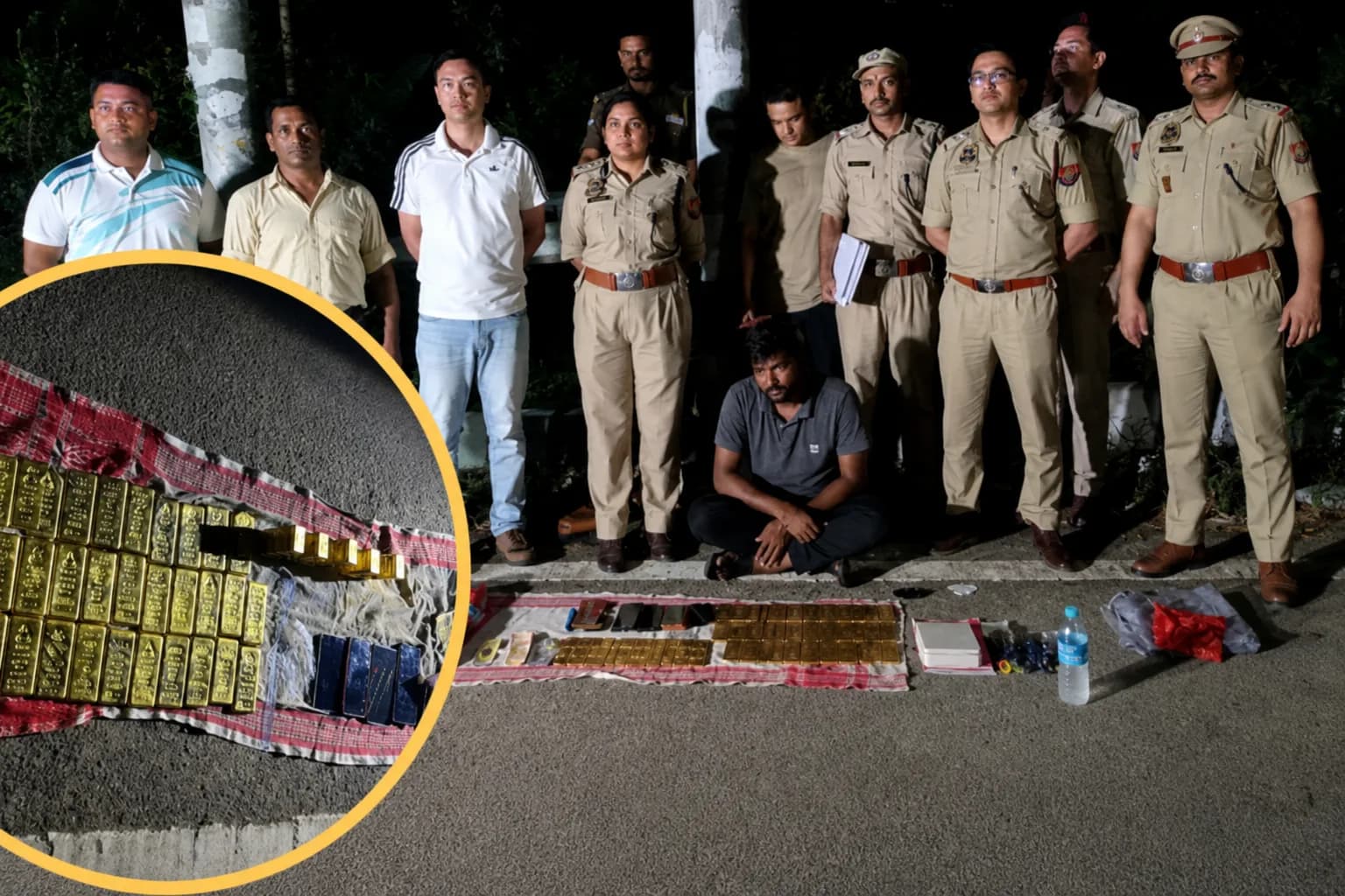 असम का भिखारी निकला बड़ा खिलाड़ी, छापे मारी में करीब 37.064 किलोग्राम संदिग्ध सोना हुआ बरामद