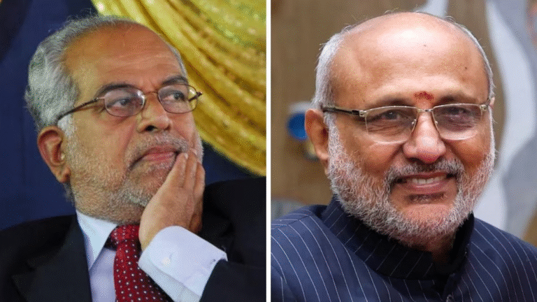 Opposition's Sudarshan Reddy against NDA's Vice Presidential candidate Radhakrishnan