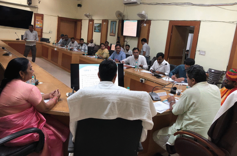 Deputy Chief Minister Dr. Bairwa held a review meeting of Transport, Higher Education and AYUSH +Departments