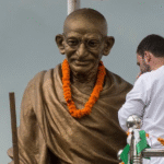 Rahul Gandhi, Mallikarjun Kharge, and other Congress party leaders paid tribute on Gandhi Jayanti.