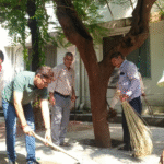 Cleanliness drive organised at ICDS Directorate on the occasion of Gandhi Jayanti