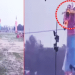 Heavy rains broke Ravana's head before the burning ceremony in Patna...